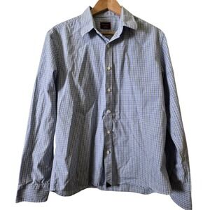 UNTUCKit Men's Large Plaid Button Down Shirt 100% Cotton Long Sleeve‎